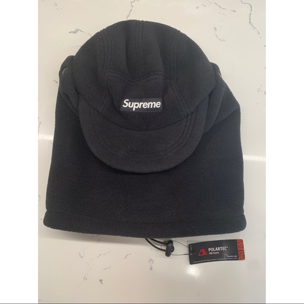 SUPREME X POLARTEC SnapBack/face mask combo